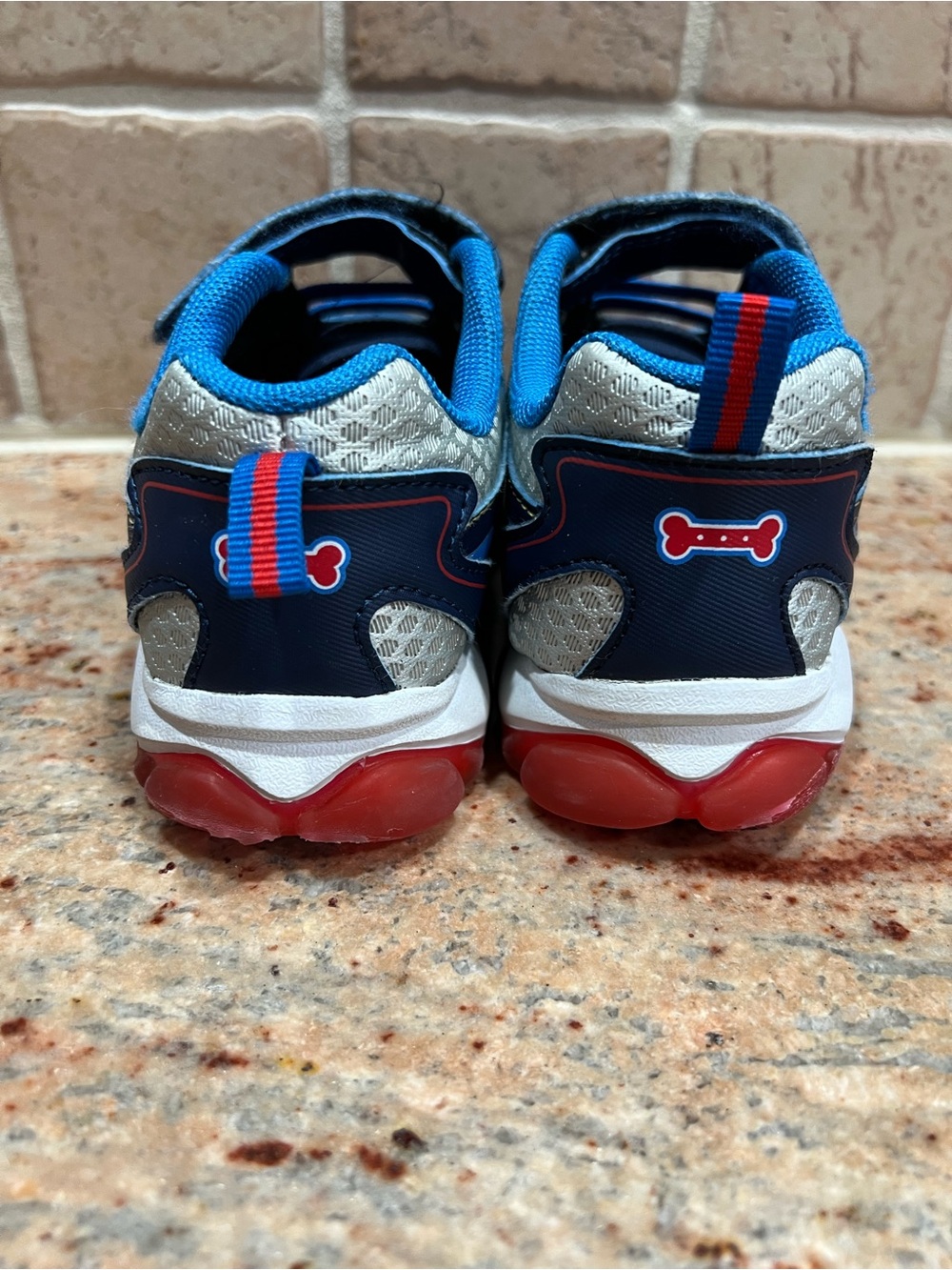 Paw Patrol Navy Blue Kids Light-Up Character Sneakers - Picture 5 of 7